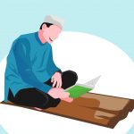 vecteezy_faceless-muslim-man-reading-a-book-cross-legged-on-a-prayer_8652077